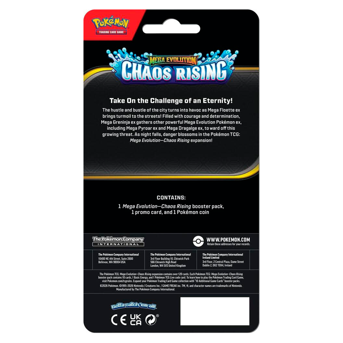 Mega Evolution Chaos Rising · Premium Blister Pawmi, Pawmo & Pawmot + Moneda
