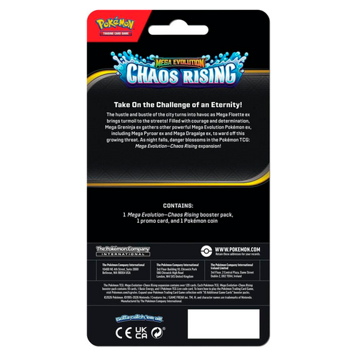 Mega Evolution Chaos Rising · Premium Blister Pawmi, Pawmo & Pawmot + Moneda