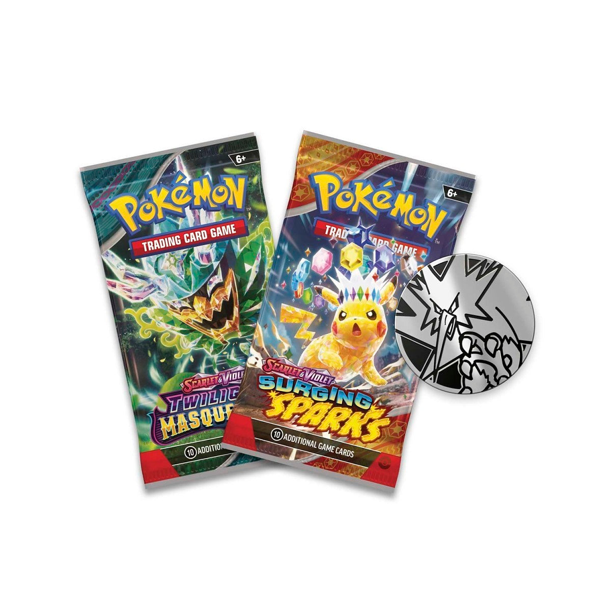 Team Rocket's Zapdos, Articuno & Tyranitar · 3 Cartas Foil + 2 Sobres + Moneda